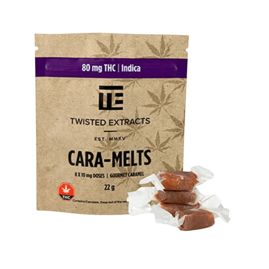 Twisted Extracts – Cara-Melts Indica (80mg THC)