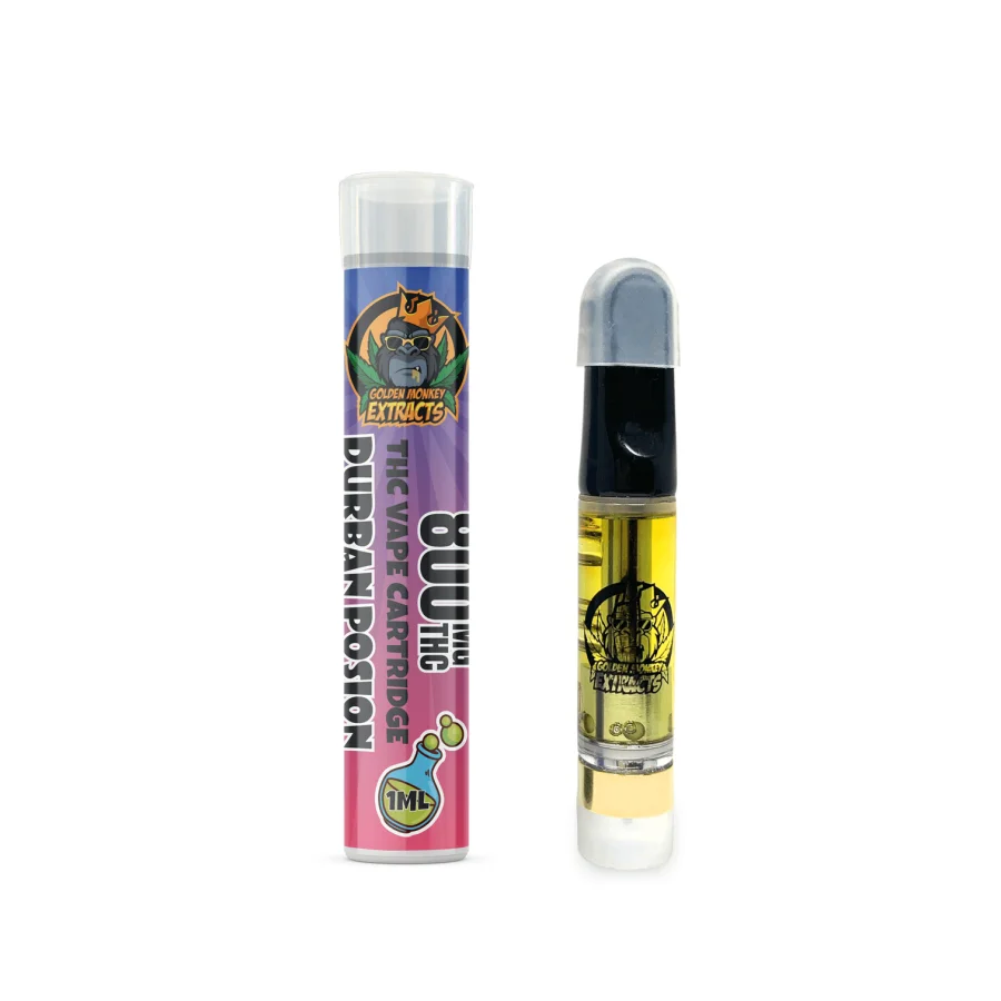 Golden Monkey Extract: Durban Poison Distillate Cartridge (800MG)