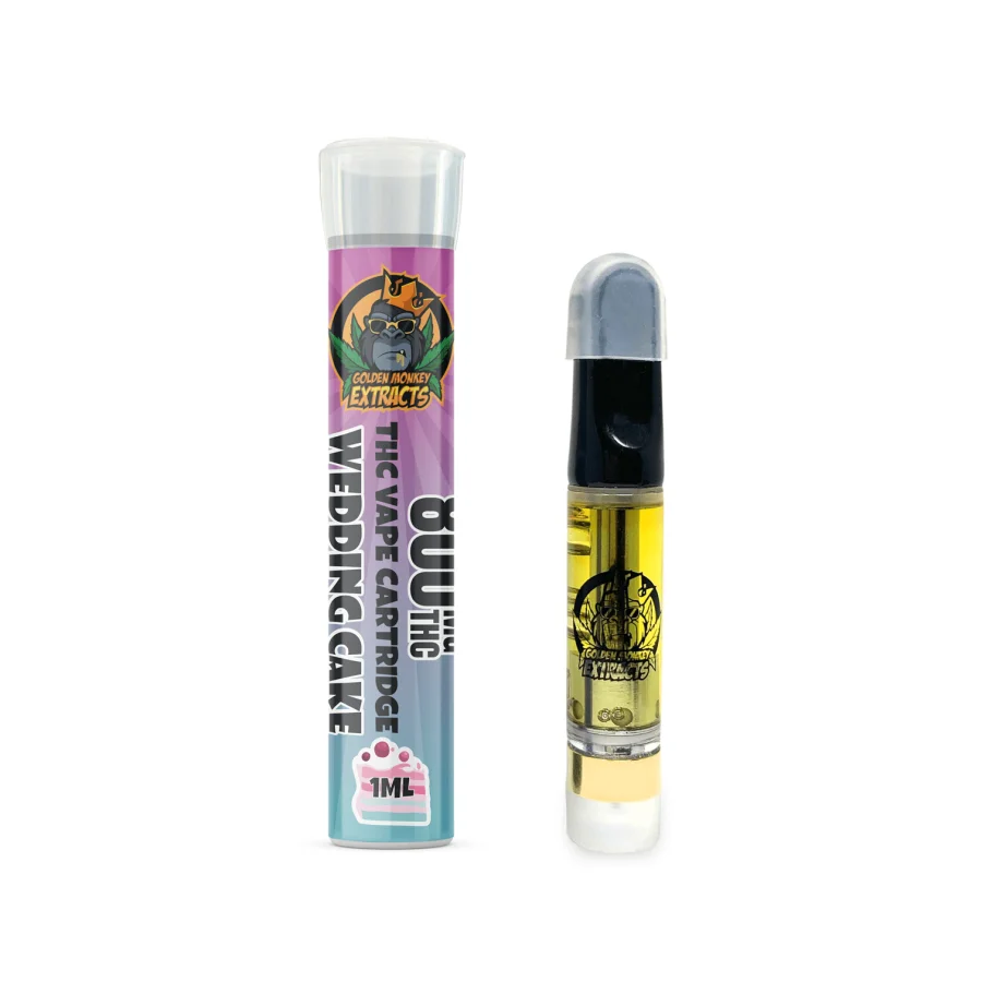 Golden Monkey Extract: Wedding Cake Distillate Cartridge (800MG)