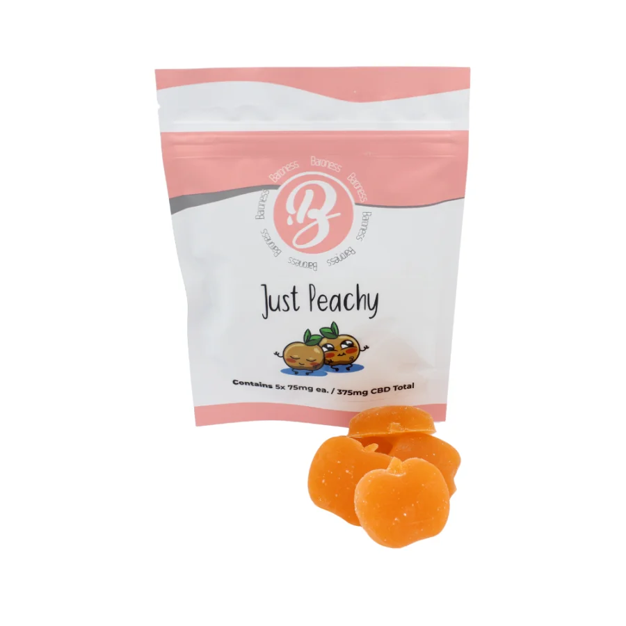 Baroness – Just Peachy | 75mg CBD (375mg CBD Total)