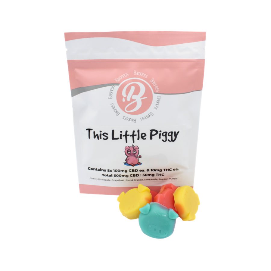 Baroness – This Little Piggy | 100mg CBD + 10mg THC