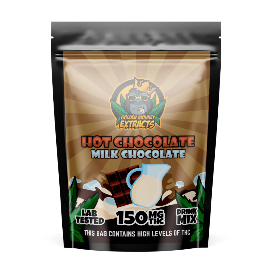 Golden Monkey Extracts: Hot Chocolate Milk Chocolate Mix (150MG THC)
