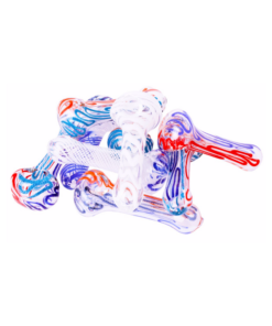 2"-3" Glass Pipe with Lines / Swirl