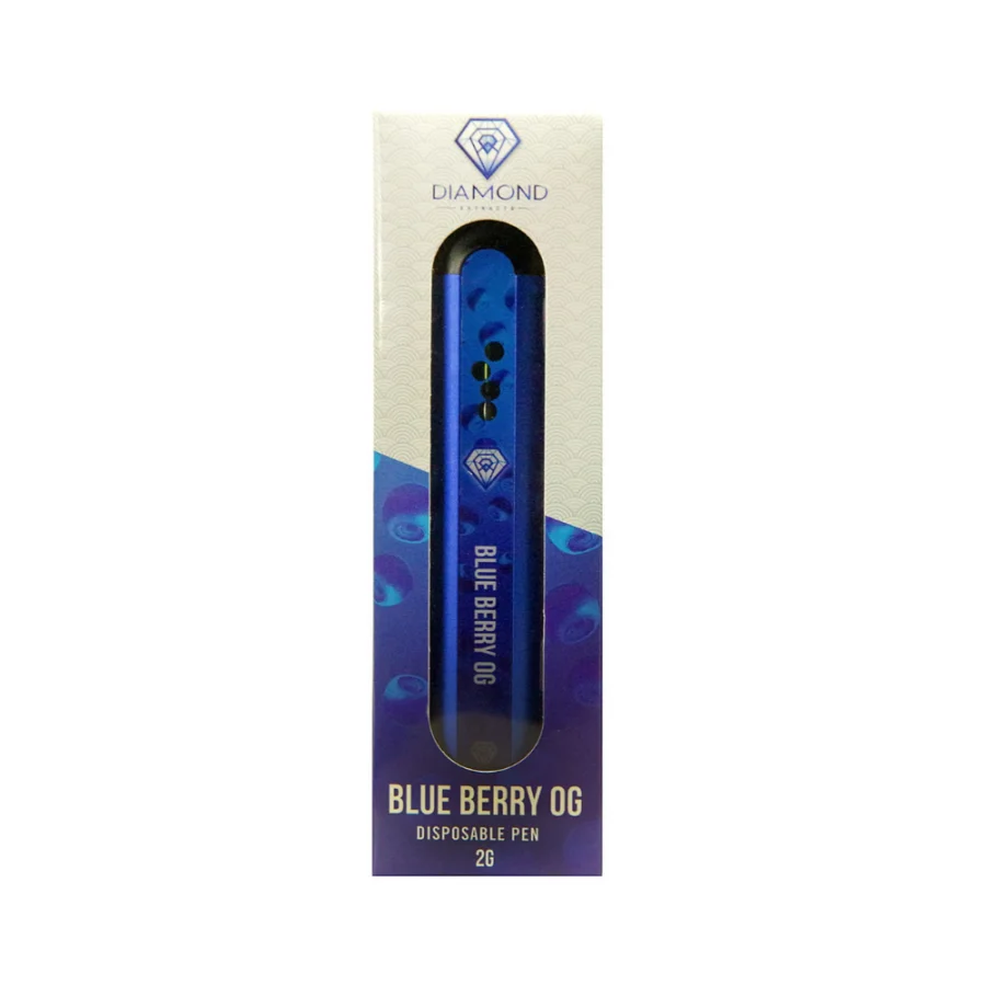 Diamond Concentrates Disposable (Distillate) – Blueberry OG (2 Gram)