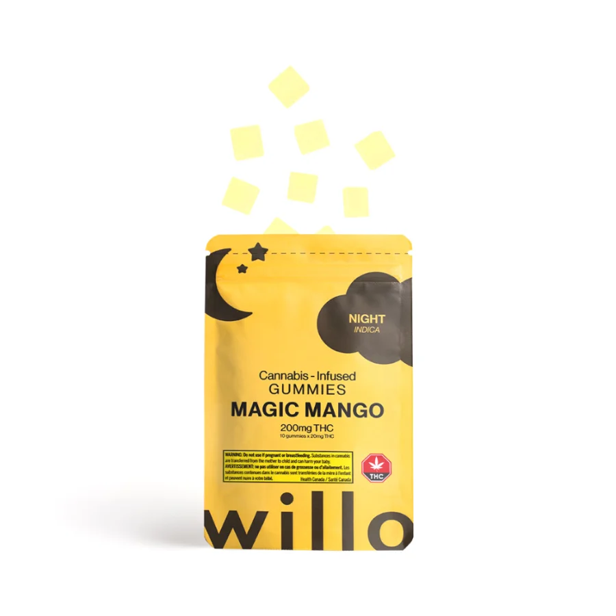 Willo - Magic Mango (Night) Gummies 200mg THC