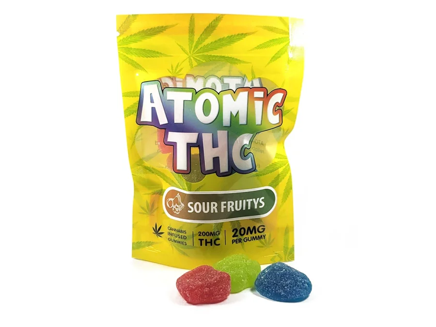 Atomic THC - Sour Fruity's (200mg THC)