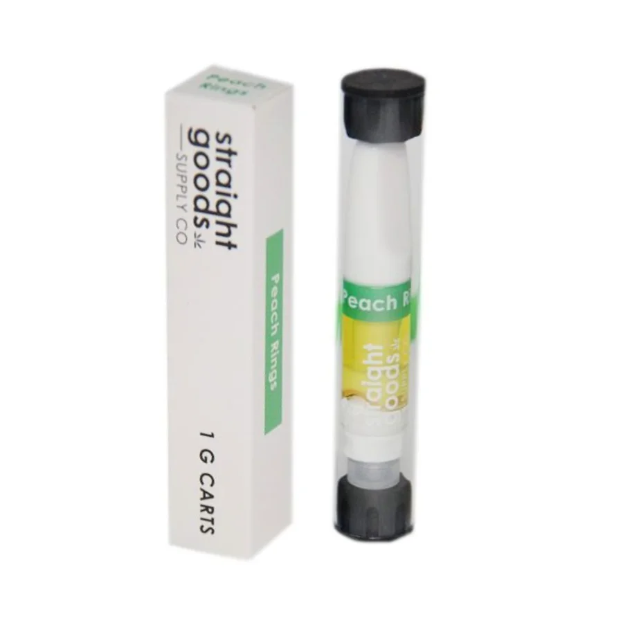 Straight Goods 1 Gram Cart – Peach Ringz