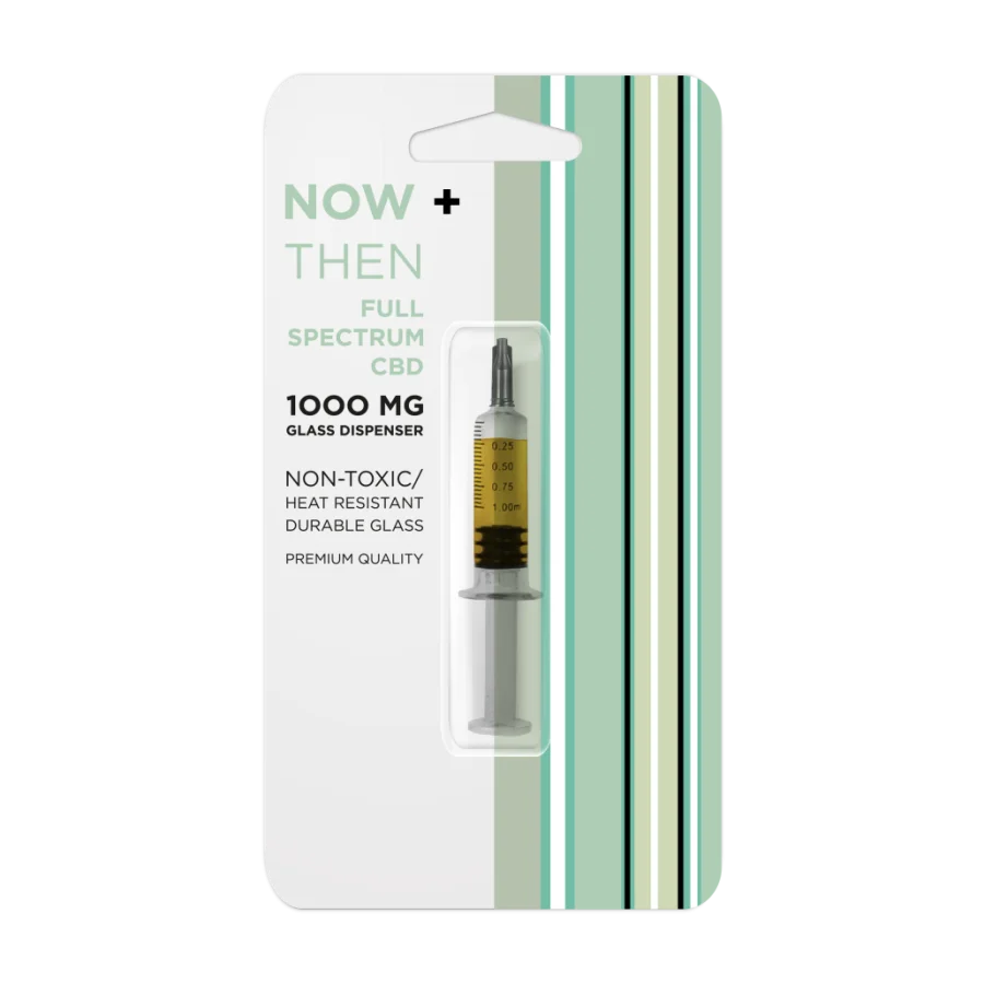 NOW+THEN - Full Spectrum Vegan CBD Extract Glass Dispenser (1000mg)