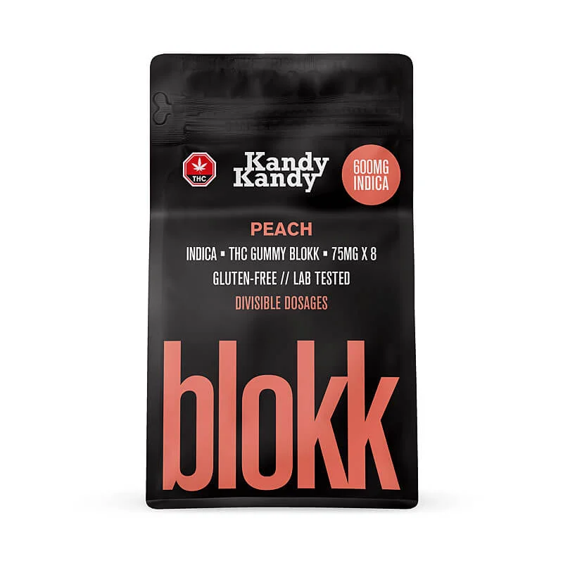 KandyKandy – PEACH INDICA BLOKK 600mg THC