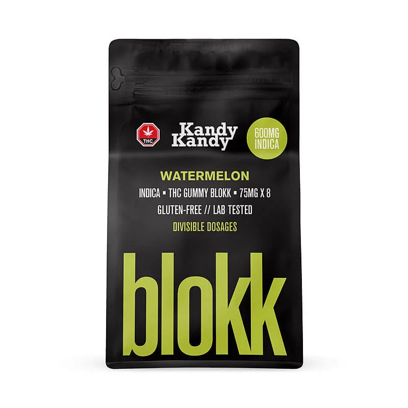 KandyKandy – WATERMELON INDICA BLOKK 600mg THC