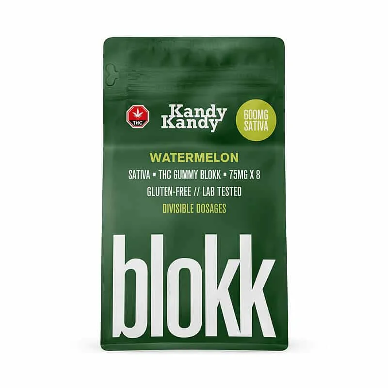 KandyKandy – WATERMELON SATIVA BLOKK 600mg THC