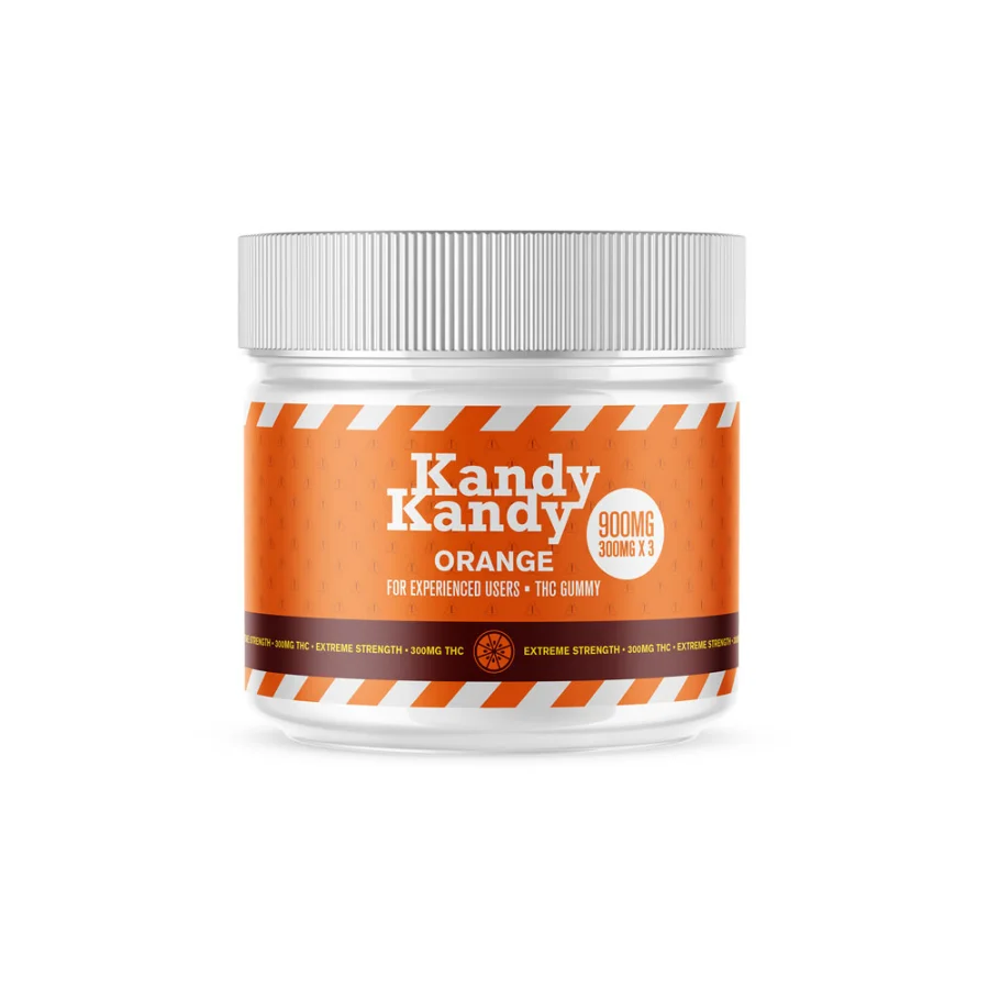 KandyKandy - Orange High Dose Phoenix Tears Vegan Gummies 900mg THC