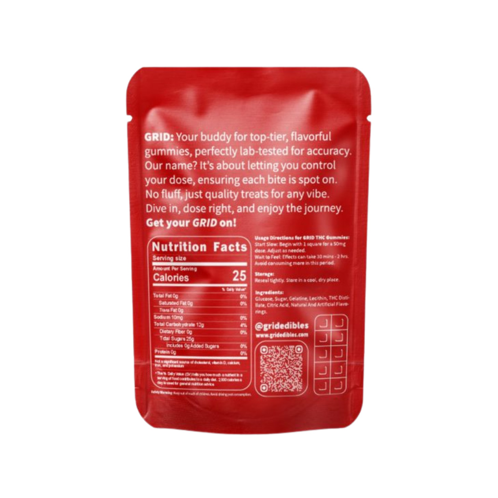 Grid | Cola 1000Mg Thc 3 Grid | Cola 1000Mg Thc