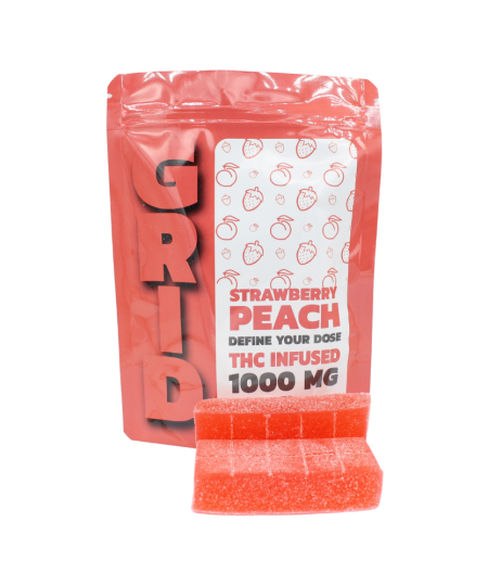 GRID | Strawberry Peach 1000MG THC