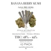 Pre-Rolled Joint - Banana Berry Kush AAAA King Size 10 Pack